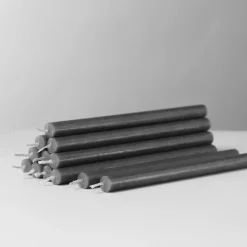 Lys i hvid til Nagel lysestage