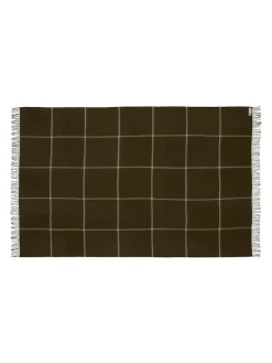 Mandø Plaid, medium grey fra Silkeborg Uldspinderi