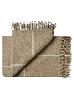 Mandø Plaid, nordic grey fra Silkeborg Uldspinderi