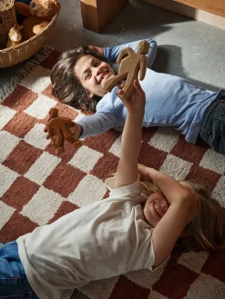 Mara Washable Rug 90 x 150 cm, rust fra Ferm Living