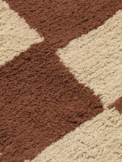 Mara Washable Rug 90 x 150 cm, rust fra Ferm Living