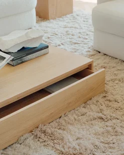 Mass Coffee Table Wide, oak fra New Works