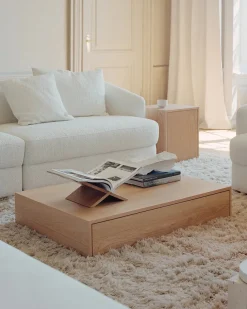 Mass Coffee Table Wide, oak fra New Works