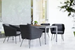 Mega Dining Stol, inkl. hyndesæt fra Cane-line