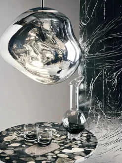 Melt Pendant Gold, 50 cm fra Tom Dixon