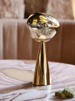 Melt Portable Bordlampe, copper fra Tom Dixon