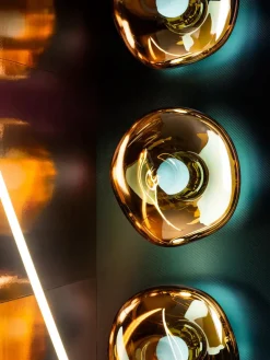 Melt Surface Væglampe, gold fra Tom Dixon