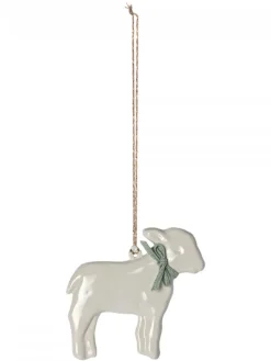 Metal ophæng, lam, gul fra Maileg