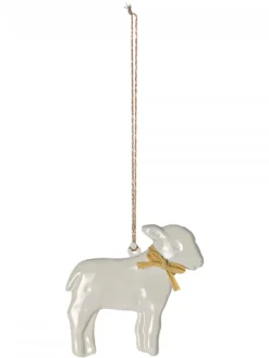 Metal ophæng, lam, mint fra Maileg