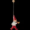 Metal ornament, Nisse med Trompet fra Maileg