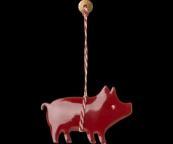 Metal ornament, Nisse med Trompet fra Maileg