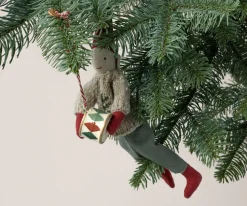 Metal ornament, Nisse med Stearinlys fra Maileg