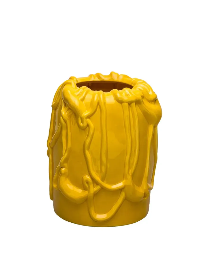 Michael Kvium Jam Vase, empire yellow fra raawii