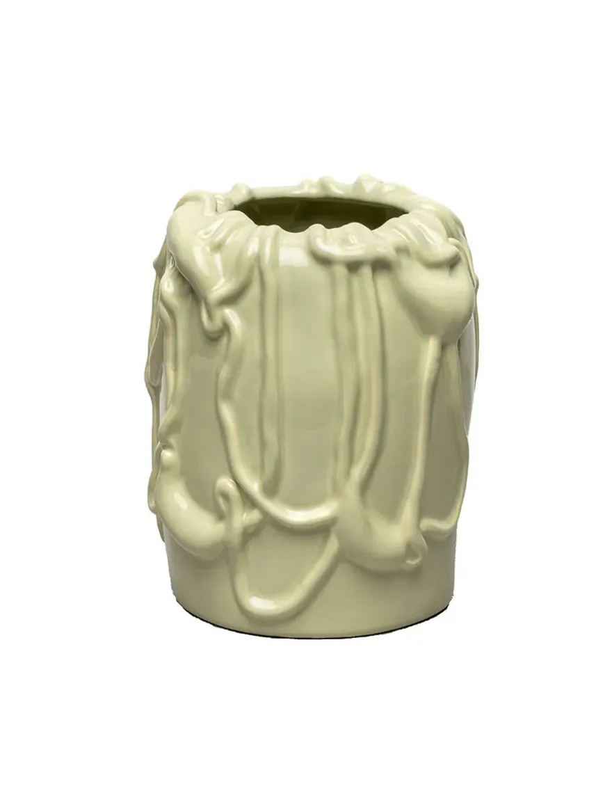 Michael Kvium Jam Vase, empire yellow fra raawii