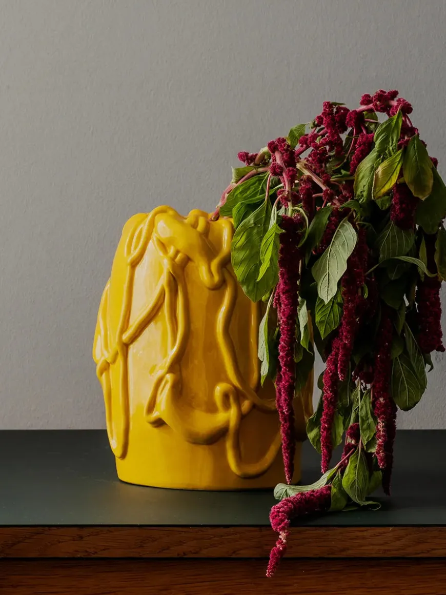 Michael Kvium Jam Vase, moonlit ocean fra raawii