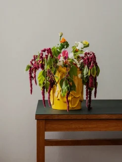 Michael Kvium Jam Vase, persimmon orange fra raawii