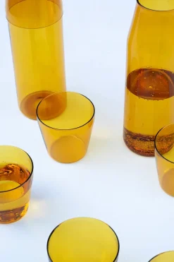 Milk, set of 1 carafe + 2 glasses, clear fra Nine