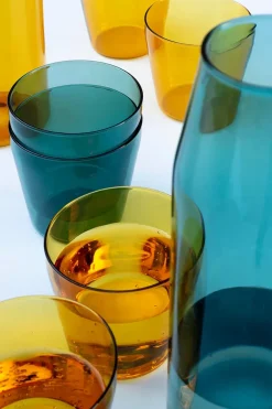 Milk, set of 1 carafe + 2 glasses, clear fra Nine