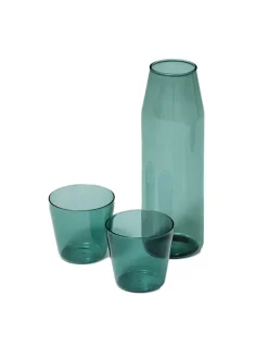 Milk, set of 1 carafe + 2 glasses, grey fra Nine