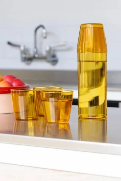 Milk, set of 1 carafe + 2 glasses, aqua fra Nine