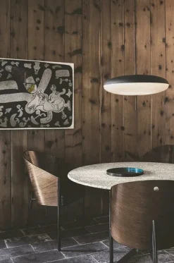 Model 2065 Pendel, sorte overskærme med sort ledning fra Astep