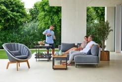 Moments 2 pers. Sofa venstre inkl. hynder fra Cane-line