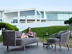 Moments Loungestol inkl. hynder fra Cane-line