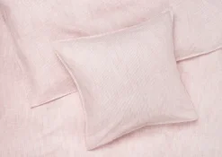 Monochrome Lines Sengetøj, rosa/hvid fra Juna