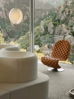 Moon Acrylic Pendant, Ø34 af Verner Panton