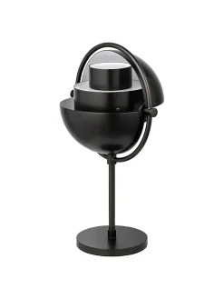 Multi-Lite Portable Bordlampe, krom/hvid fra GUBI