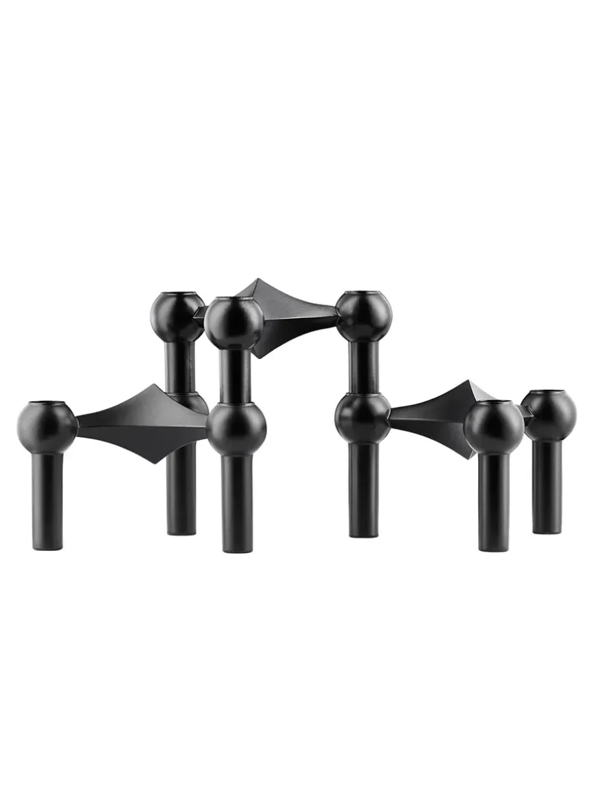 Nagel Lysestage, bronzeret messing fra STOFF Nagel