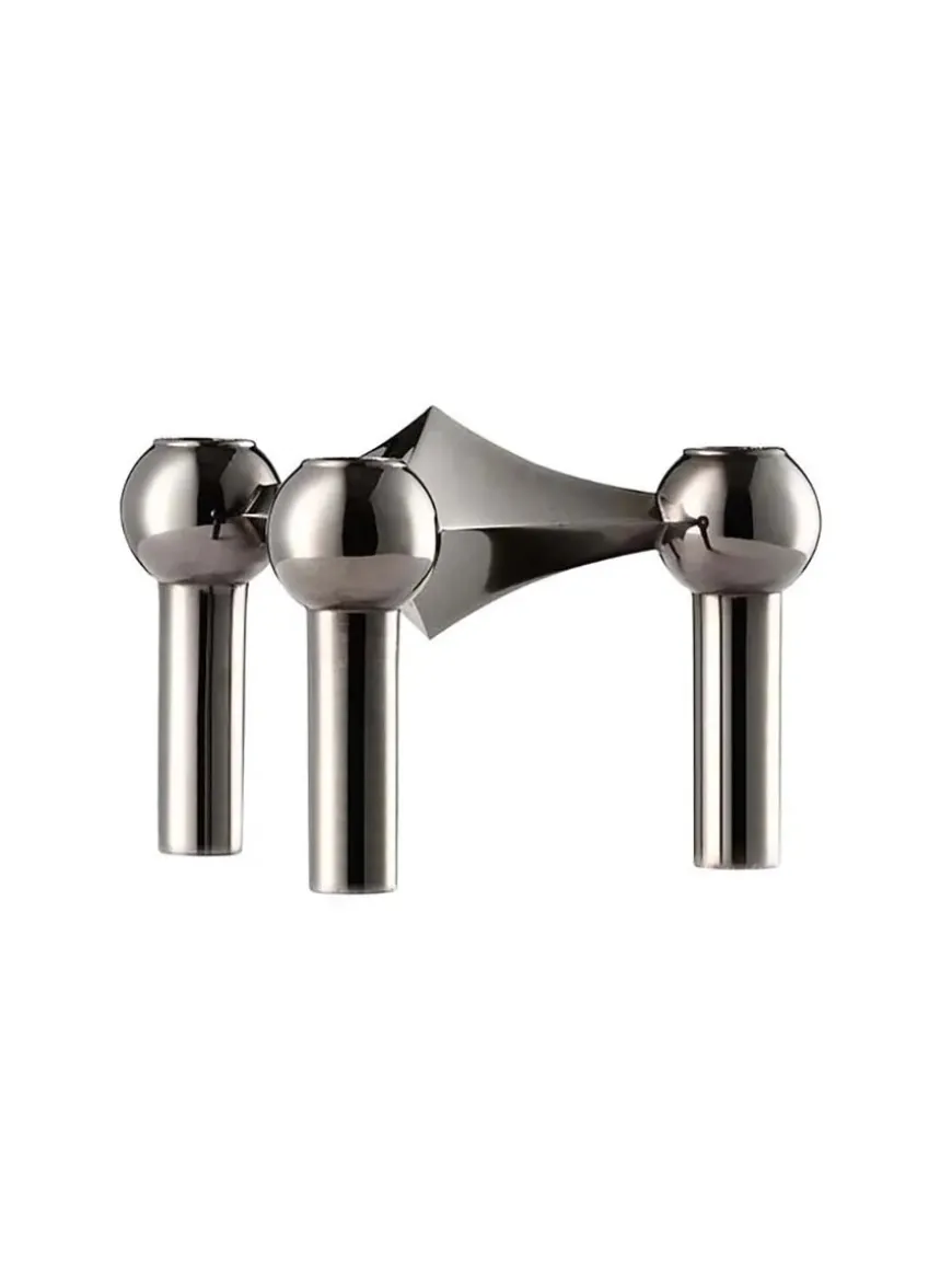 Nagel Lysestage, bronzeret messing fra STOFF Nagel