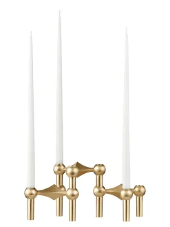 Nagel Lysestage, messing fra STOFF Nagel