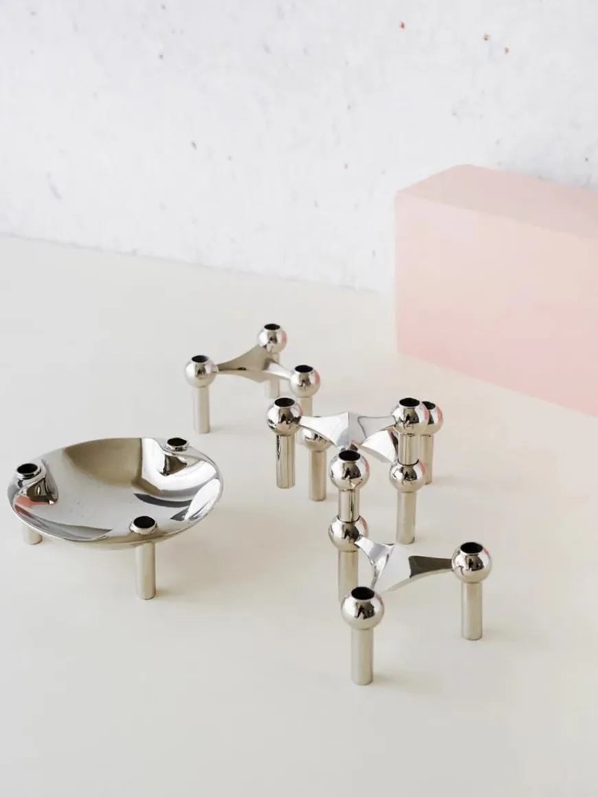 Nagel Lysestage, messing fra STOFF Nagel