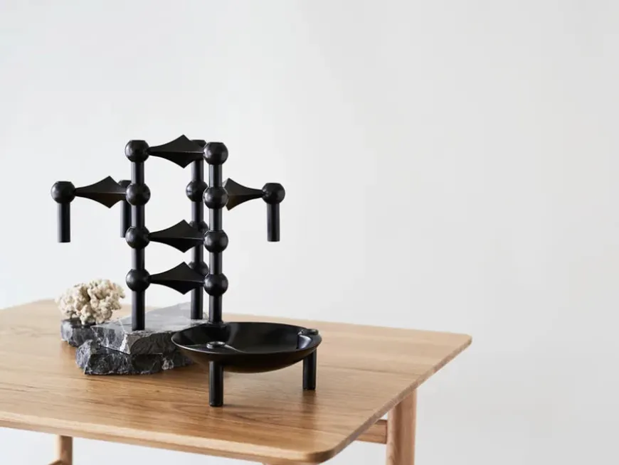 Nagel Lysestage, messing fra STOFF Nagel