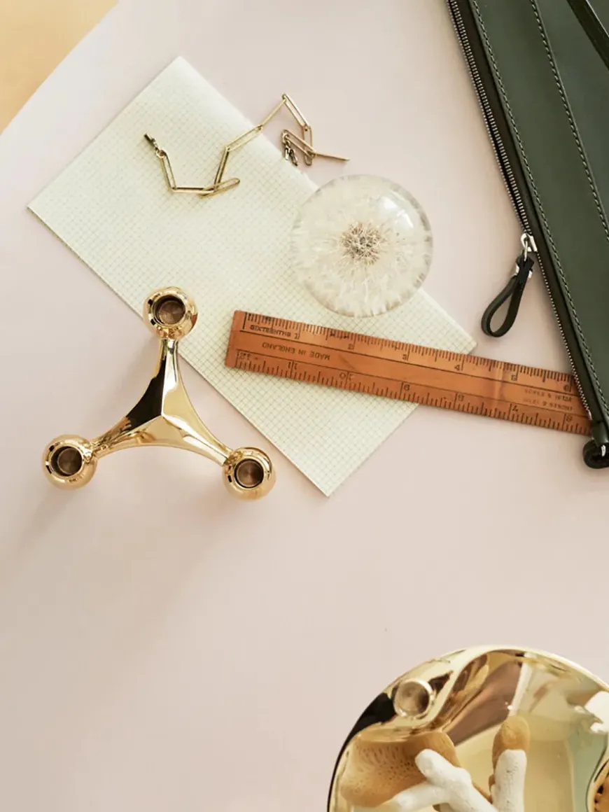 Nagel Lysestage, sort fra STOFF Nagel