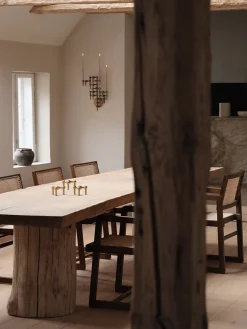 Nagel Lysestage, sort krom fra STOFF Nagel