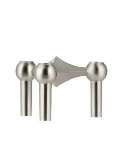 Nagel Lysestage, sort krom fra STOFF Nagel