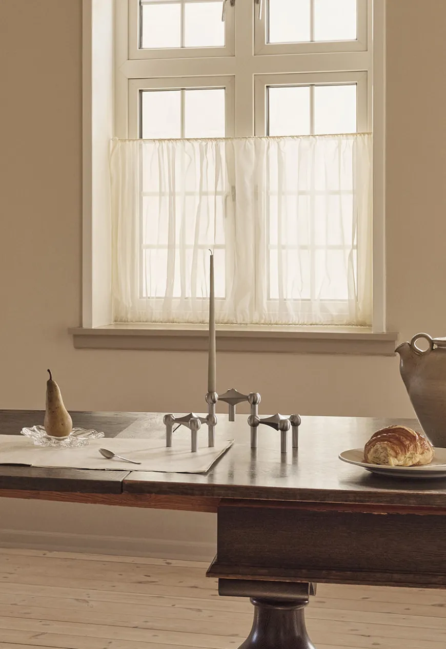 Nagel Lysestage, sort krom fra STOFF Nagel