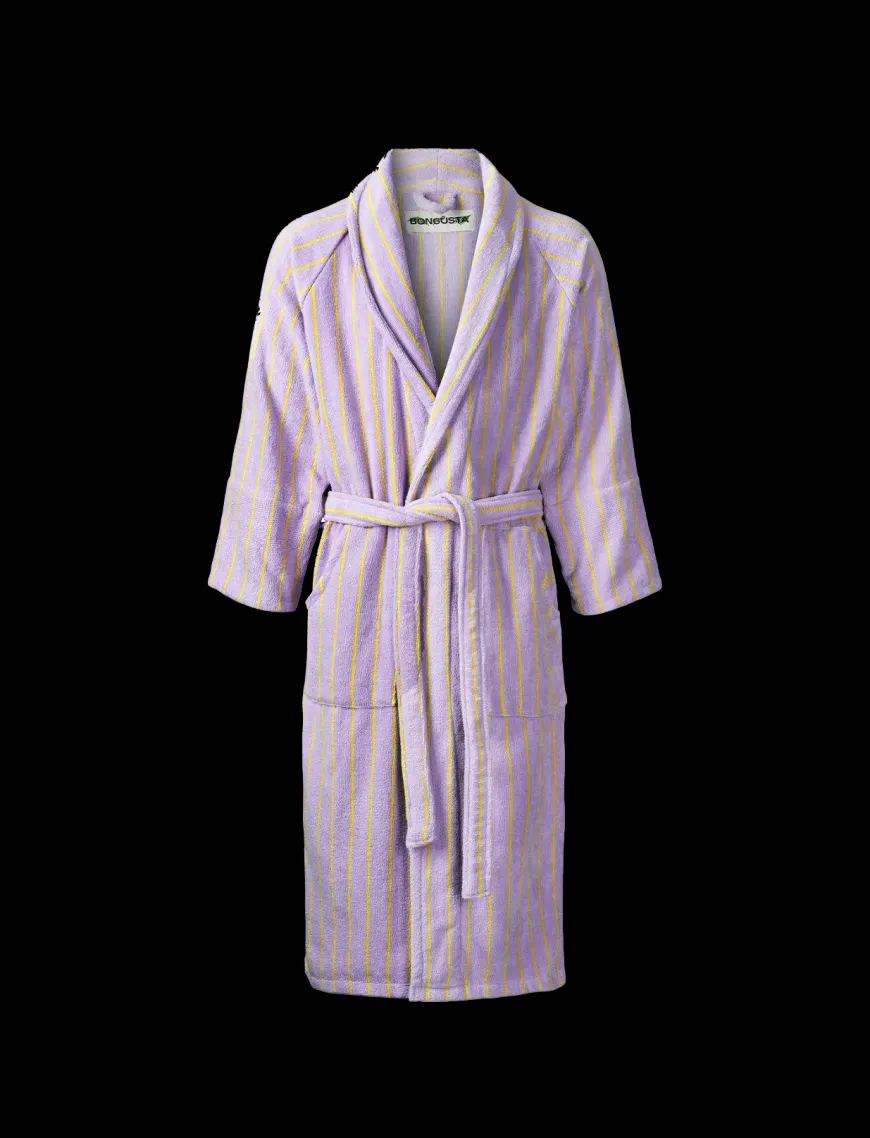 Naram badekåbe, Pure White & Grass fra Bongusta