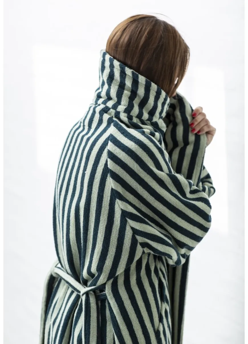 Naram badekåbe, Pure White & Grass fra Bongusta