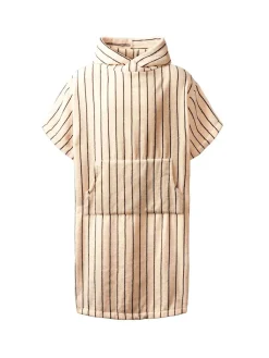 Naram Hoodie, camel & ultramarine fra Bongusta