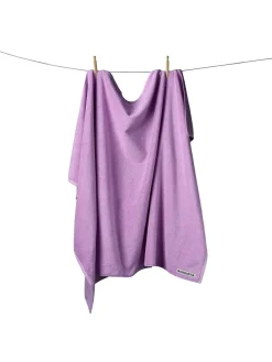 Naram towel - Camel & Ultramarine blue fra Bongusta