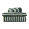 Naram towel - Sea foam & Deep teal fra Bongusta