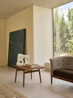 ND55 sofabord, valnød olie af Nanna Ditzel