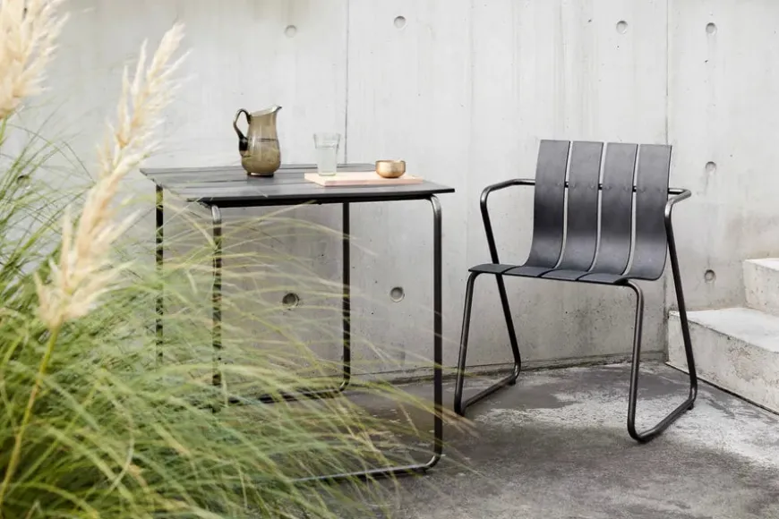 Ocean bord 70x70, sort fra Mater