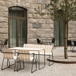 Ocean Havebord 140x70, burnt red fra Mater