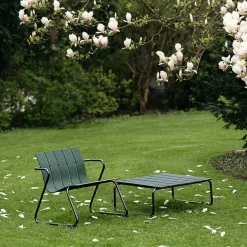 Ocean loungestol, sort fra Mater