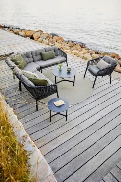 Ocean 2-pers. Sofa, venstre modul, Soft Rope fra Cane-line