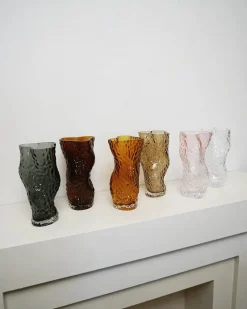 Ostrea Vase, klart glas fra Hein Studio